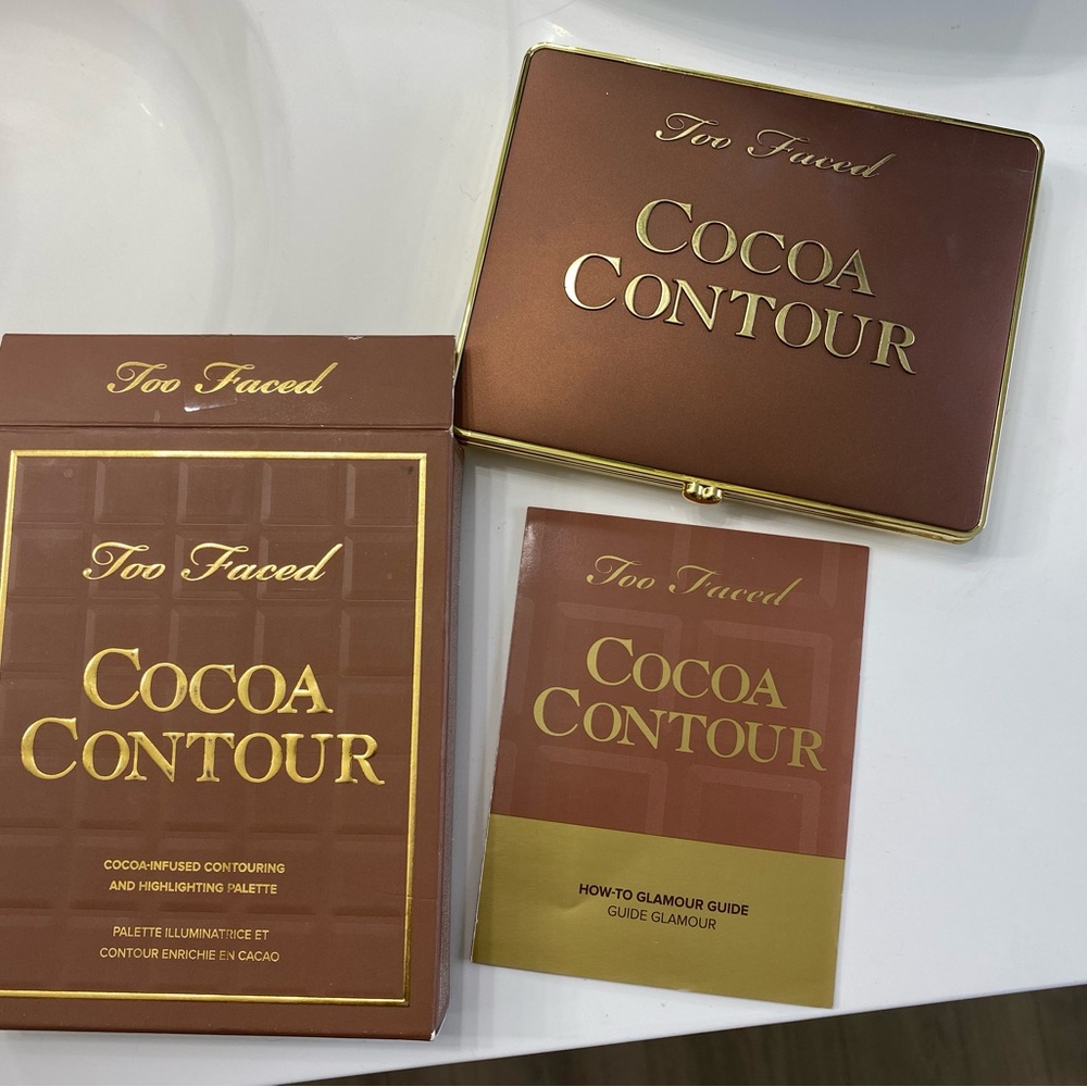 Too Faced Cocoa Contour Palette - Brown, Peach & Cream Shades - Picture 2 of 2